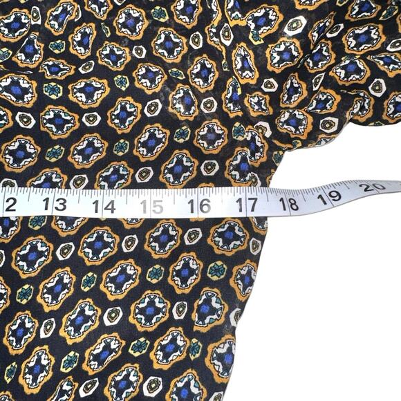 Veronica Beard Sacchi Token Print Long Sleeve Chiffon Short Dress 4 - Picture 7 of 11